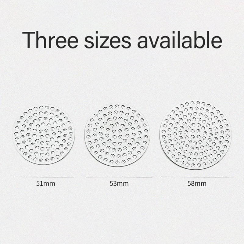 51/53/58mm Reusable Coffee Puc - đánh giá và giá Puck Screen Mesh
