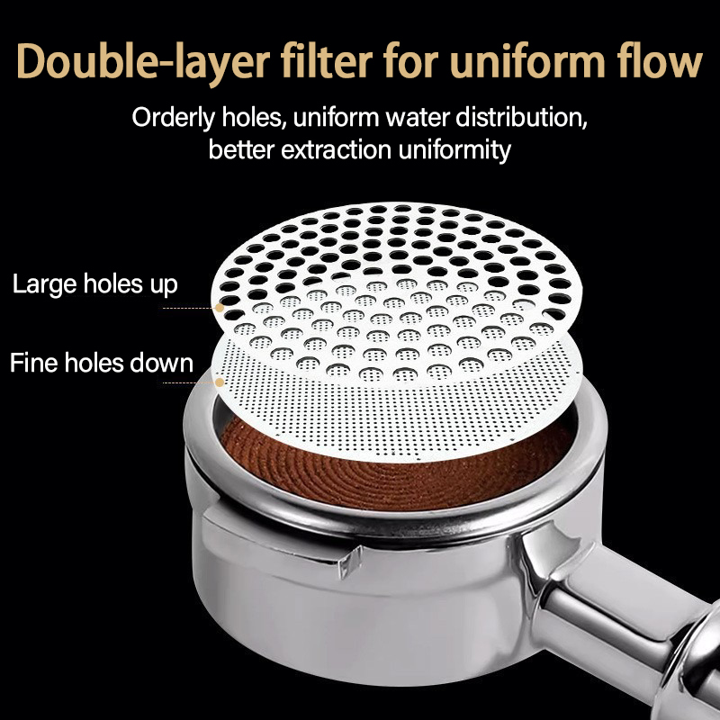 51/53/58mm Reusable Coffee Puc - đánh giá và giá Puck Screen Mesh