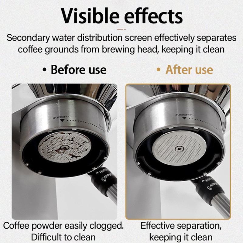 51/53/58mm Reusable Coffee Puc - đánh giá và giá Puck Screen Mesh