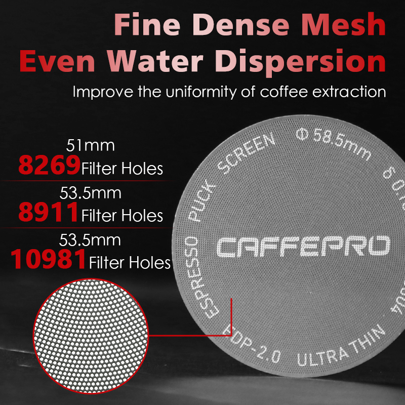 Caffeepro Espresso Puck Screen - đánh giá và giá Puck Screen Mesh