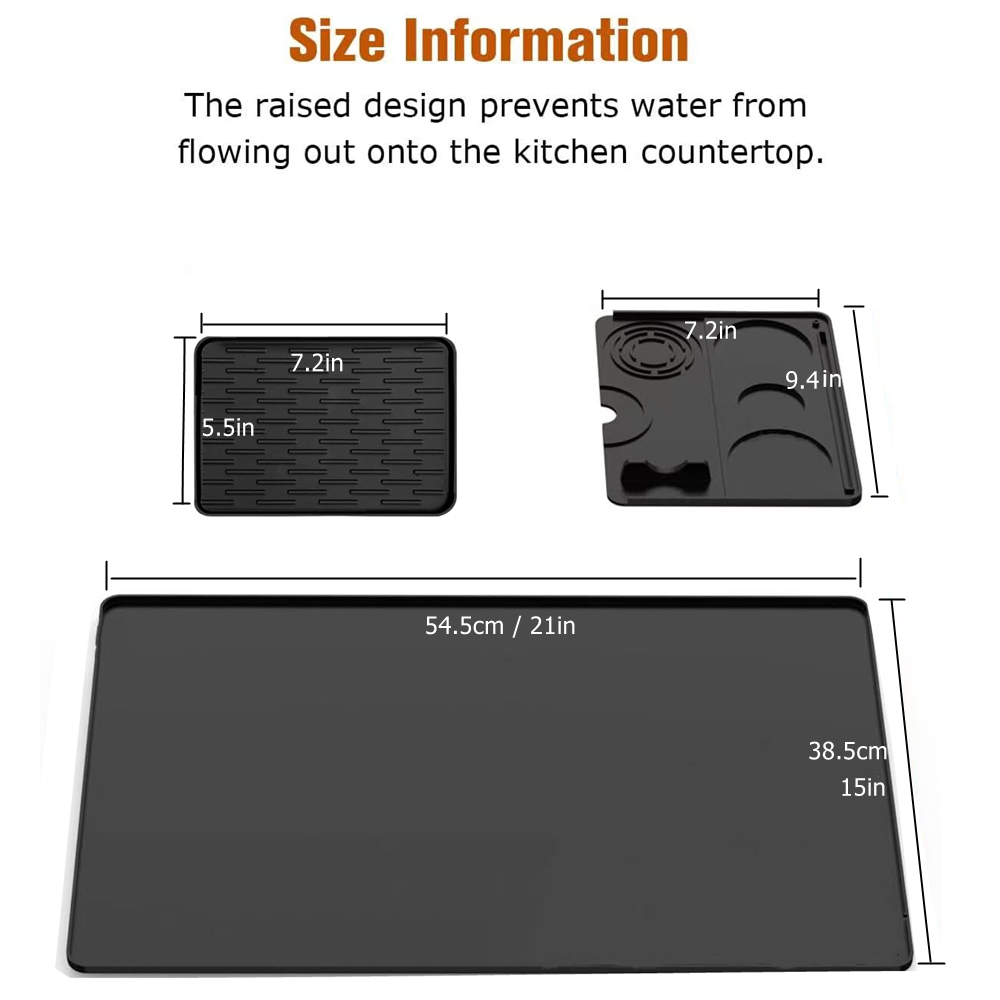 Silicone Coffee Maker Mat 3 in - đánh giá và giá Coffee Equipment Tray