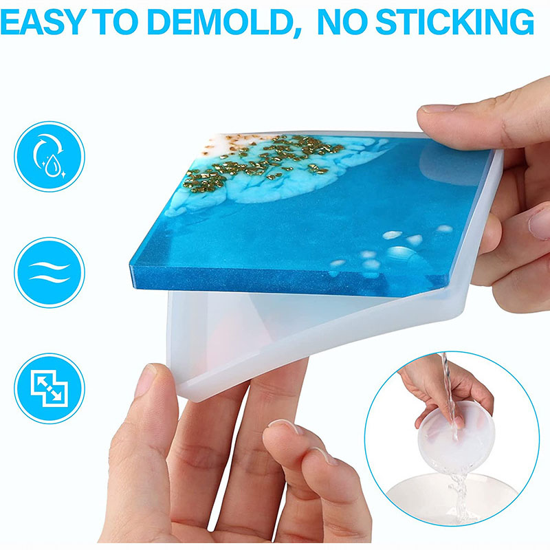 Round Square Coaster Silicone  - đánh giá và giá Coffee Equipment Tray